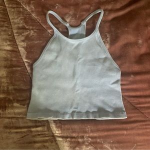 Free People Happiness Runs Crop (baby blue)